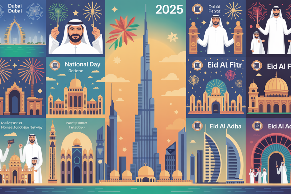 plongez dans l'univers des jours fériés à dubaï en 2025. explorez les dates clés et les significations culturelles derrière ces célébrations, pour mieux comprendre les traditions locales et planifier vos visites.